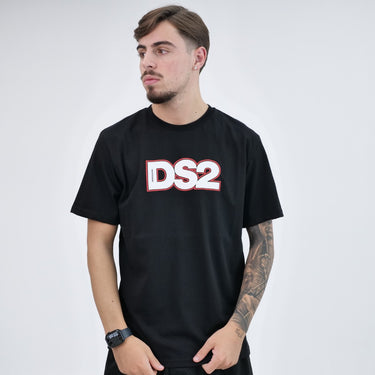 Ds2 t-shirt logo contorno rosso