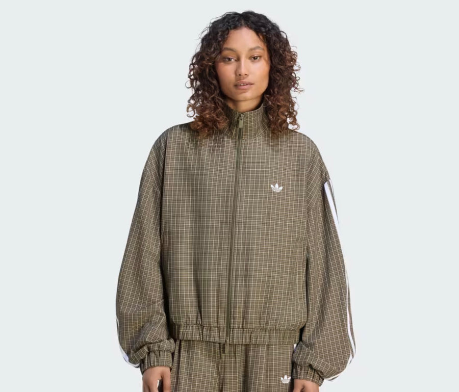 ADIDAS felpa a quadri donna