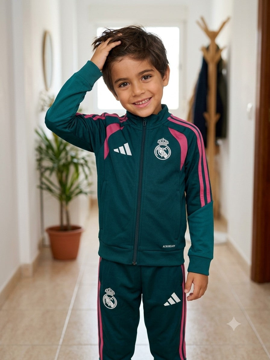 adidas real madrid tuta completa kids