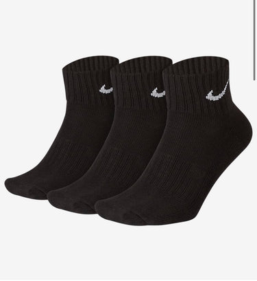 NIKE CALZINO CORTO X3 NERO