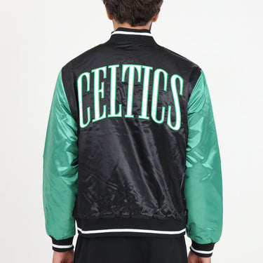 New era satin bomber boston