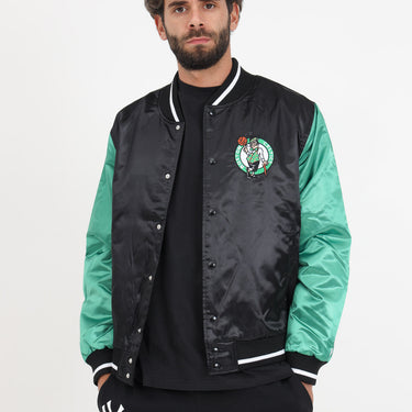 New era satin bomber boston