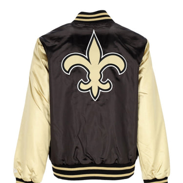 new era SATIN BOMBER SAINTS