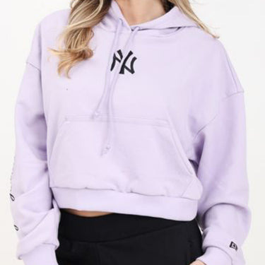 FEMALE MLB LIFESTYLE CROP HOODY FELPA