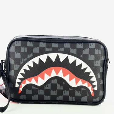 DRIP CHECK SHARK TOILETRY BRICK POCHETTE