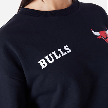 new era felpa girocollo bulls