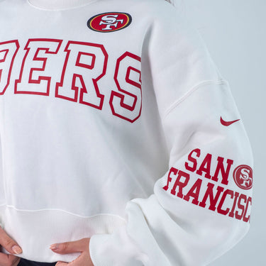 nfl x nike felpa crop san francisco