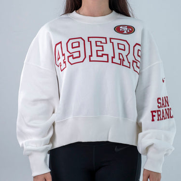 nfl x nike felpa crop san francisco