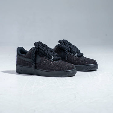 Custom air force 1 glitter nera gs