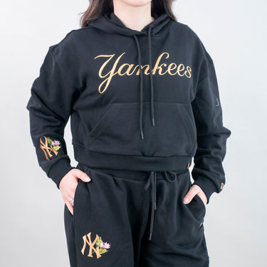 New era felpa crop yankees