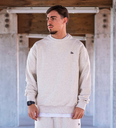 New era felpa gircollo logo piccolo