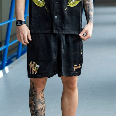 new era short yankees flower