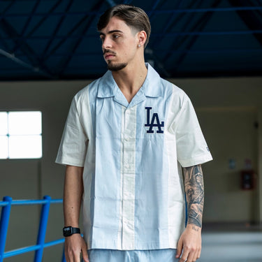new era camicia mezza manica la