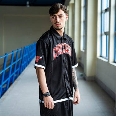 new era camicia mezza manica chicago