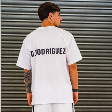 Diego rodriguez t-shirt scritta retro