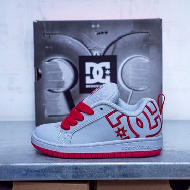 DC BOY'S SHOES  COURT GRAFFIK - GREY/GRE