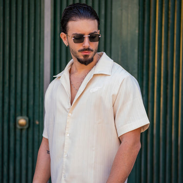 forward CAMICIA A RIGHE CON F CORSIVO