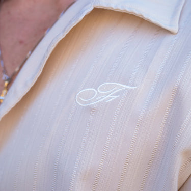 forward CAMICIA A RIGHE CON F CORSIVO