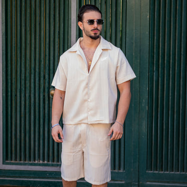 forward CAMICIA A RIGHE CON F CORSIVO