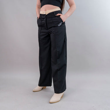 forward PANTALONE CON BOTTONE E ZIP CON
