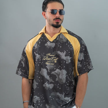 forward POLO FULLPRINT A CONTRASTO