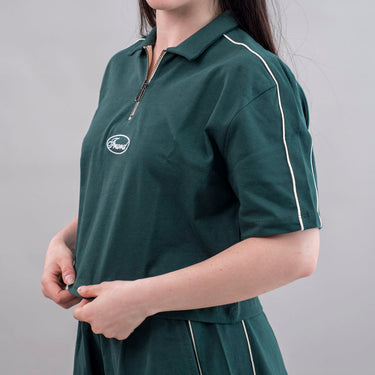 POLO CON PROFILO PANNA CON SCRITTA CERCH