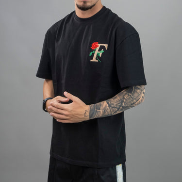 FORWARD T-SHIRT RICAMO F CON ROSA