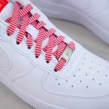 nike air force 1 laccio red
