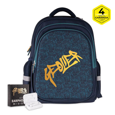 colourbook x geolier zaino + CUFFIE
