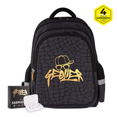 colourbook x geolier zaino + CUFFIE