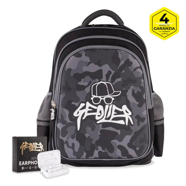 colourbook x geolier zaino + CUFFIE