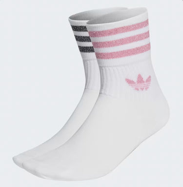adidas socks 2 pz glitter