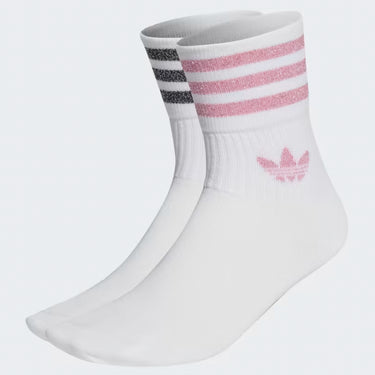 adidas socks 2 pz glitter