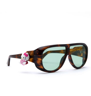 Sunglasses x hello kitty panama + charm