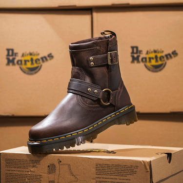 DR MARTENS ANISTONE HRNS DARK BROWN CRAZ