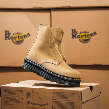 DR MARTENS ZEBZAG LACELESS SAVANNAH TAN
