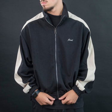FORWARD FELPA APERTA CON ZIP E RICAMO