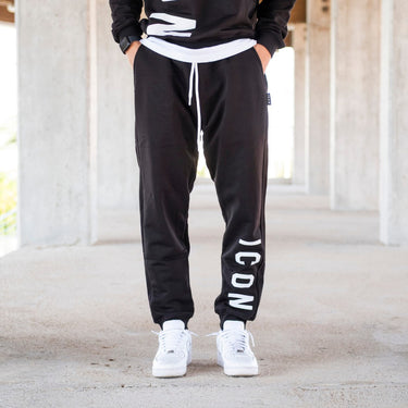 ICON JOGGER C/LOGO GRANDE SU GAMB