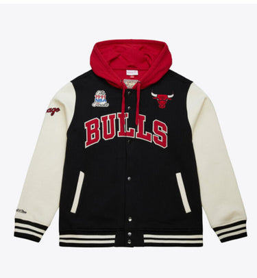 Mitchell & ness felpa bottoni bulls