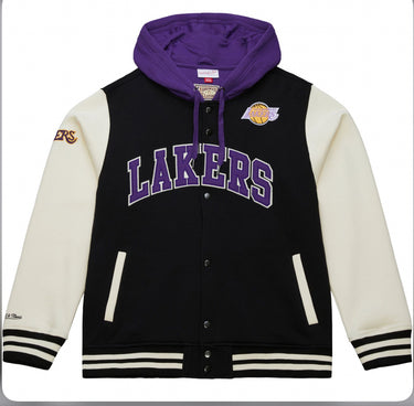 Mitchell & ness felpa bottoni lakers