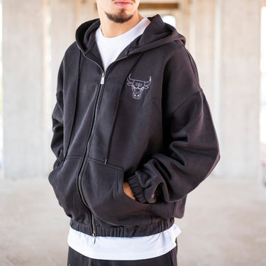 new era felpa zip bulls