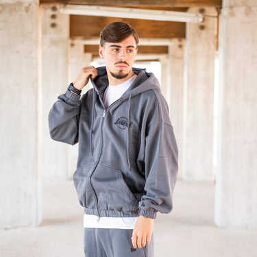 new era felpa zip lakers