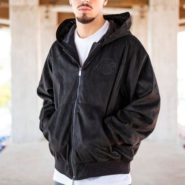 new era giacca suede lakers