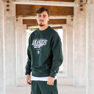 new era felpa girocollo