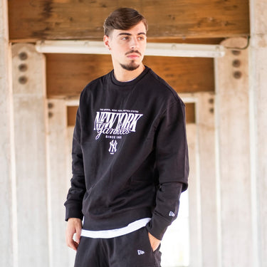 new era felpa girocollo