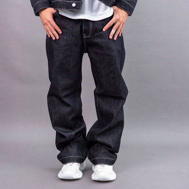 trust no one jeans raw denim