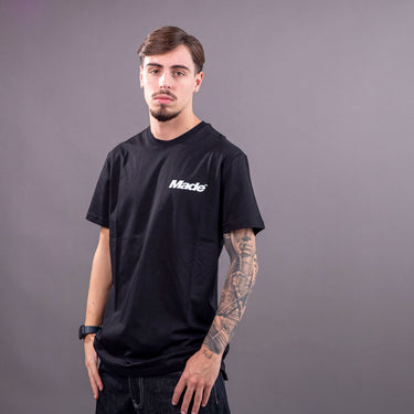 Mfn t shirt nero logo piccolo