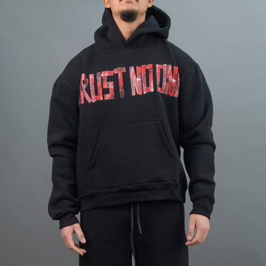 trust no one felpa scotch allarme