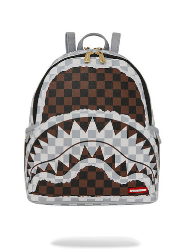 SPRAYGROUND CREAM AND BROWN TEAR ZAINO