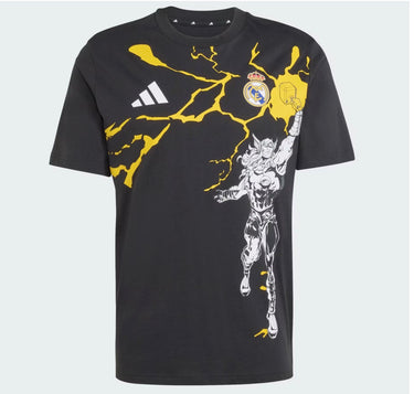 Adidas t shirt real madrid x marvel